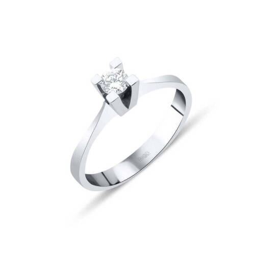 0,15 Karat Tektaş Pırlanta Yüzük - 