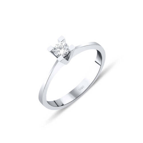 0,20 Karat Tektaş Pırlanta Yüzük - 