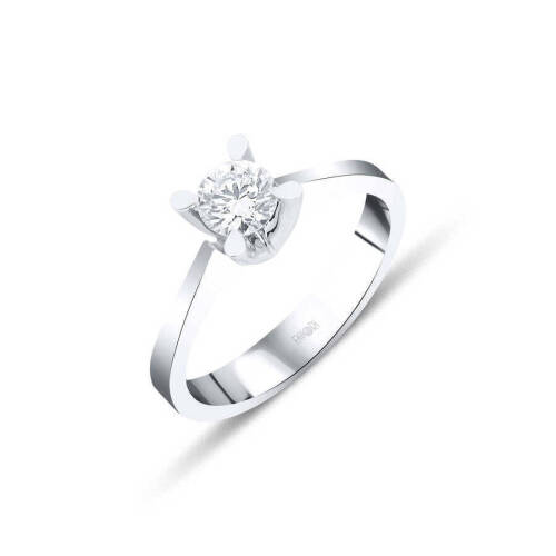 30 Karat Tektaş Pırlanta Yüzük-5 - 