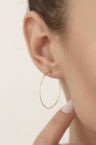 Altın Halka Küpe - 