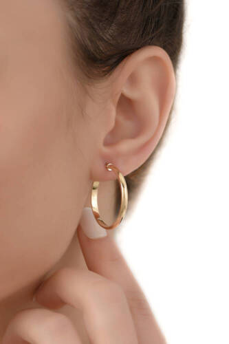 Altın Halka Küpe - 