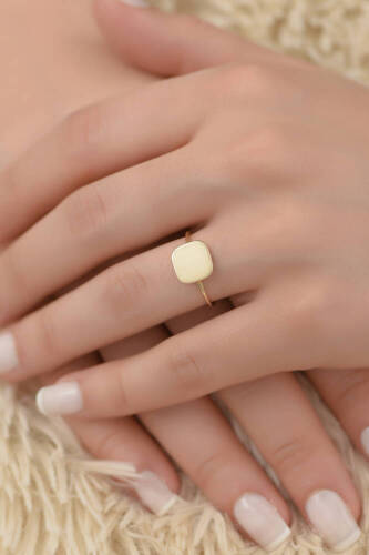 Altın Plaka Yüzük - 