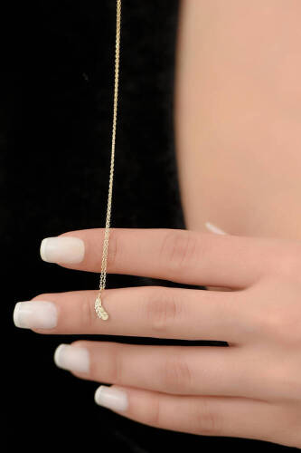 Altın Tüğ Kolye - 