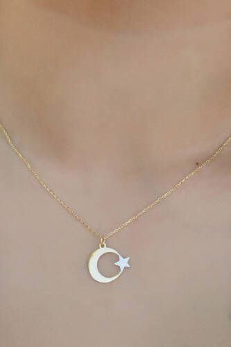 Ayyıldız Altın Kolye - 