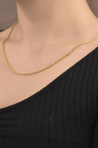 Burgu Altın Zincir - 