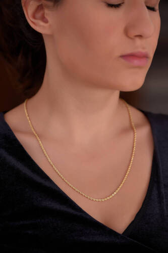 Burgu Altın Zincir - 