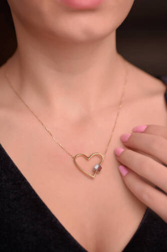Büyük Kalp Kolye - 