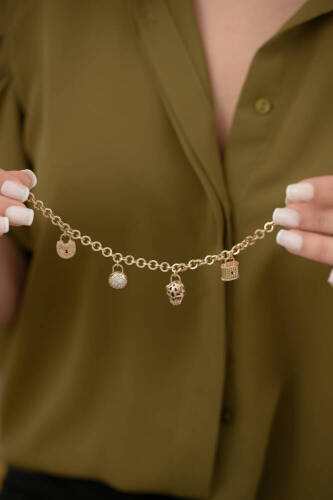 Cetaş Bir Dilek Tut Altın Bileklik - 