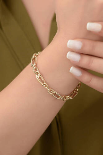 Cetaş Chain Altın Bileklik - 