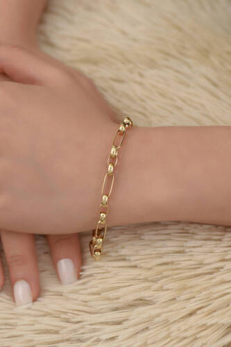 Cetaş Chain Altın Bileklik - 