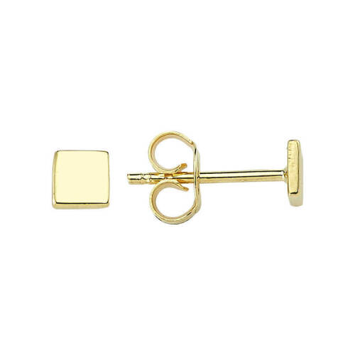 Favori Altın Kare Küpe - 