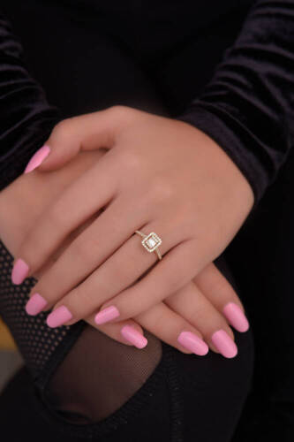 Favori Baget Sarı Altın Yüzük - 