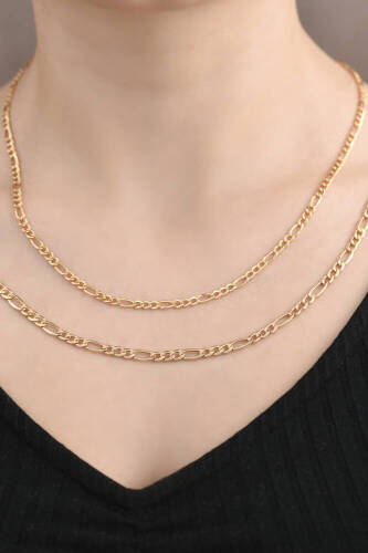 Figaro İnce Altın Zincir - 