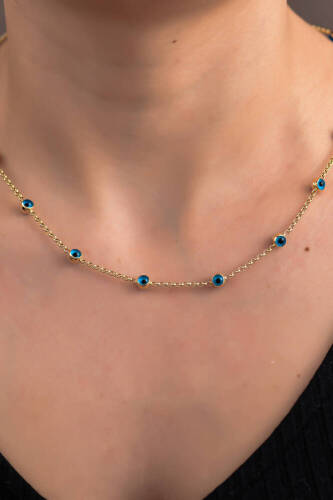 Gözlü Altın Zincir - 