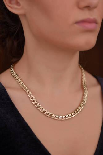 İtalyan Gurmet Altın Zincir - 