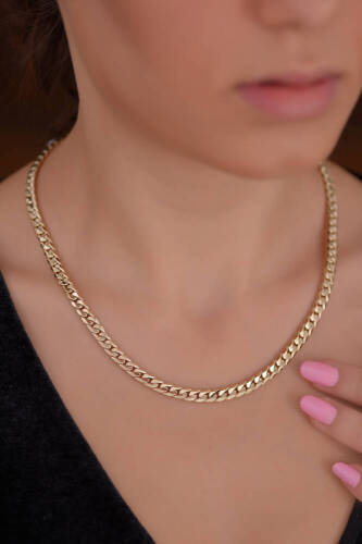 İtalyan Gurmet Altın Zincir - 