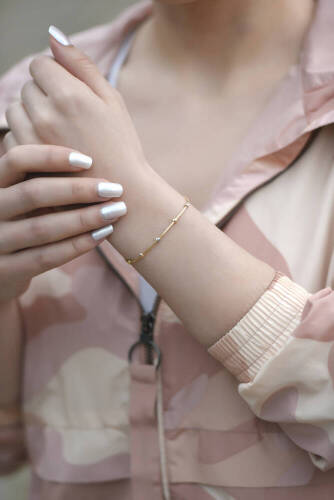 İtalyan Popcorn Altın Bileklik. - 