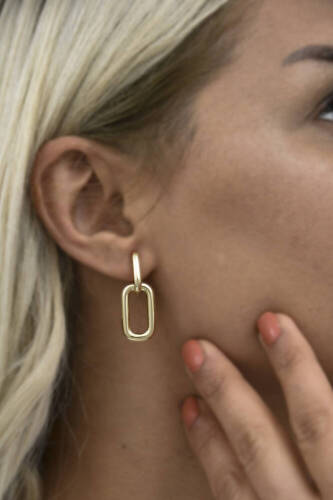 Kadın Altın Ataç Küpe - 