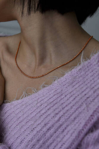 Kadın İtalyan Kataforez Kolye - 