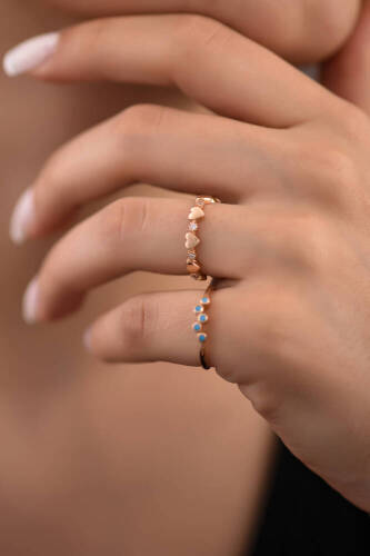 Kalpli Tamtur Altın Yüzük - 