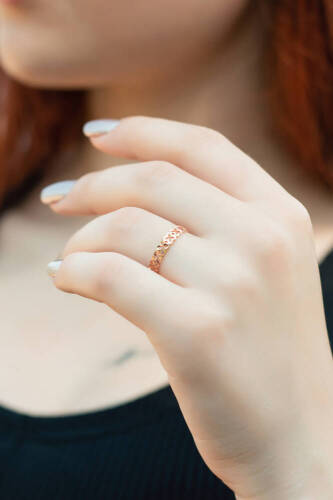 Kelebek Tamtur Altın Yüzük - 