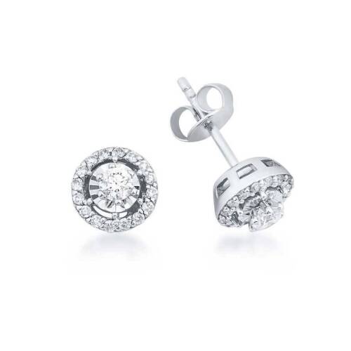 Miniset Pırlanta Küpe - 