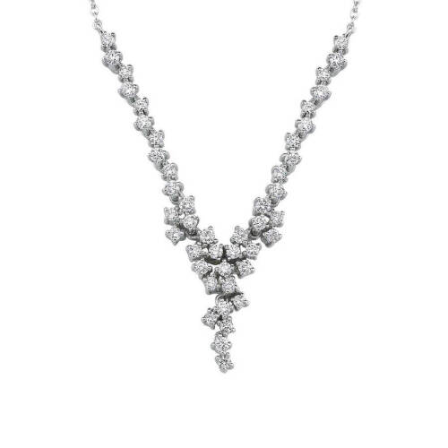 Modern Pırlanta Kolye - 