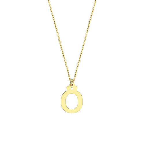 Ö Harfi Altın Kolye - 