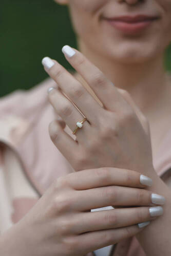 Opal Altın Yüzük - 