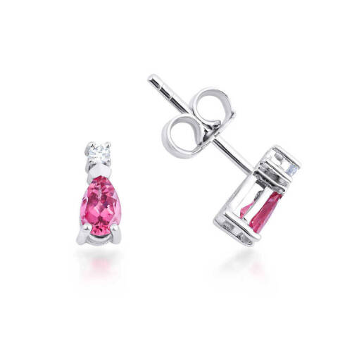 Pırlanta Renkli Küpe - 