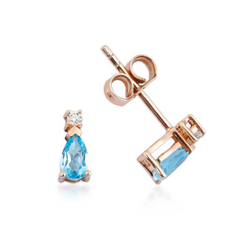 Pırlanta Renkli Küpe - 