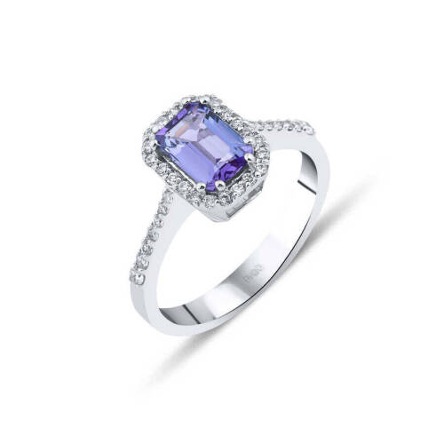 Renkli Pırlanta Yüzük - 