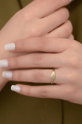 Sade Altın Yüzük - 