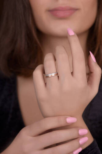 Sarı Kibrit 4mm Alyans - 