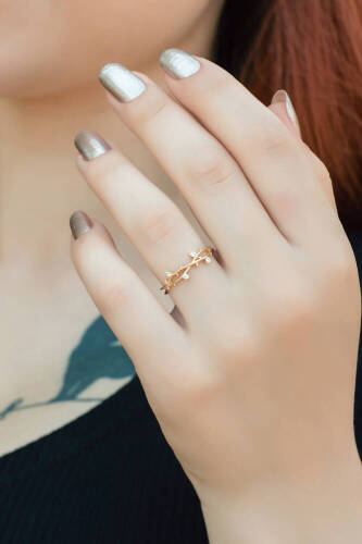 Sarmaşık Altın Yüzük - 