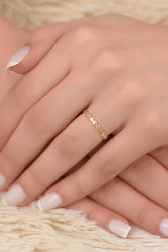 Tamtur Daire Altın Yüzük - 