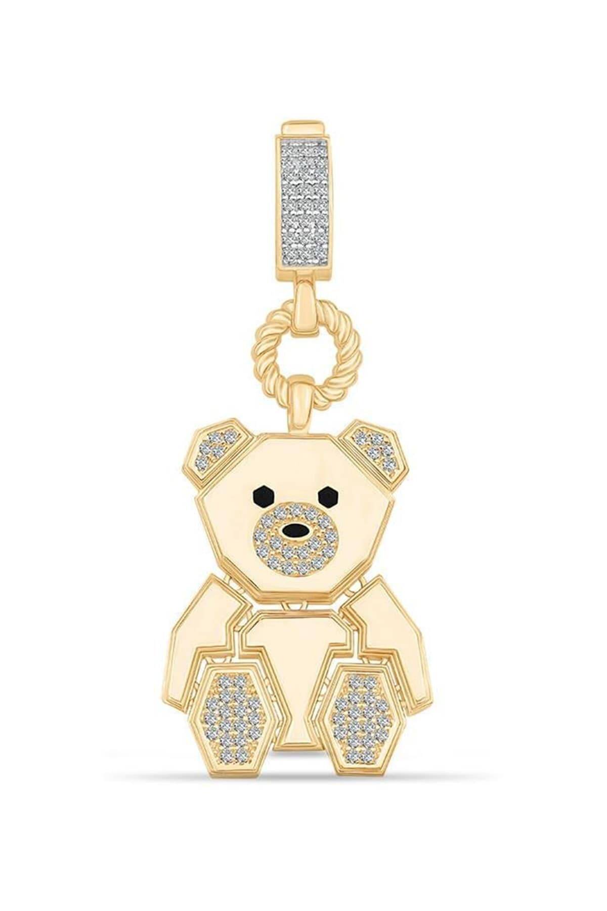 Taşlı Ayıcık Charm - 