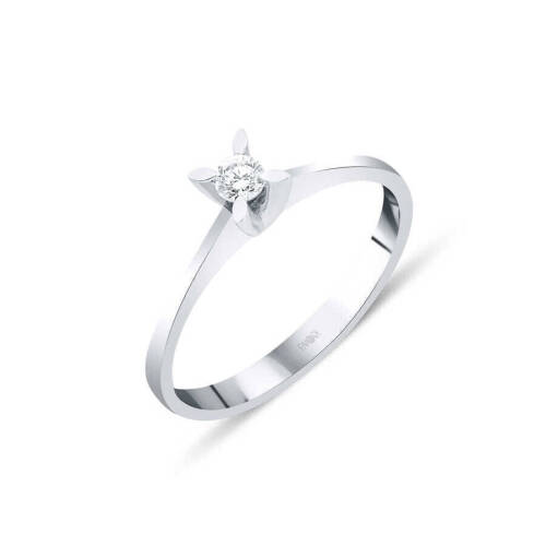 Taşlı Pırlanta Yüzük - 