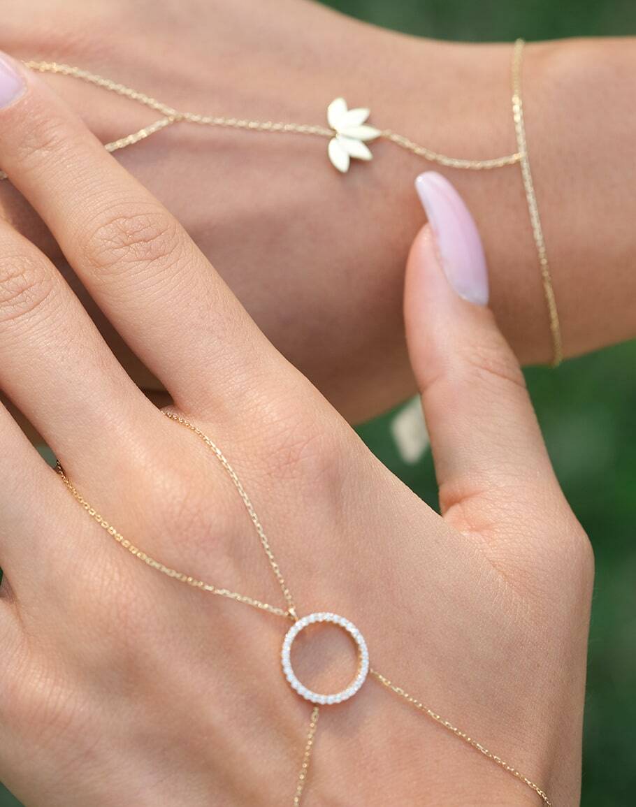 Taşlı Şahmeran Bileklik - 