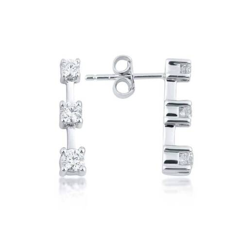 Tria Pırlanta Küpe - 