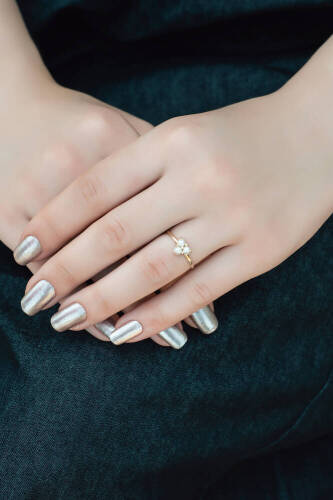 Üç İnci Altın Yüzük - 